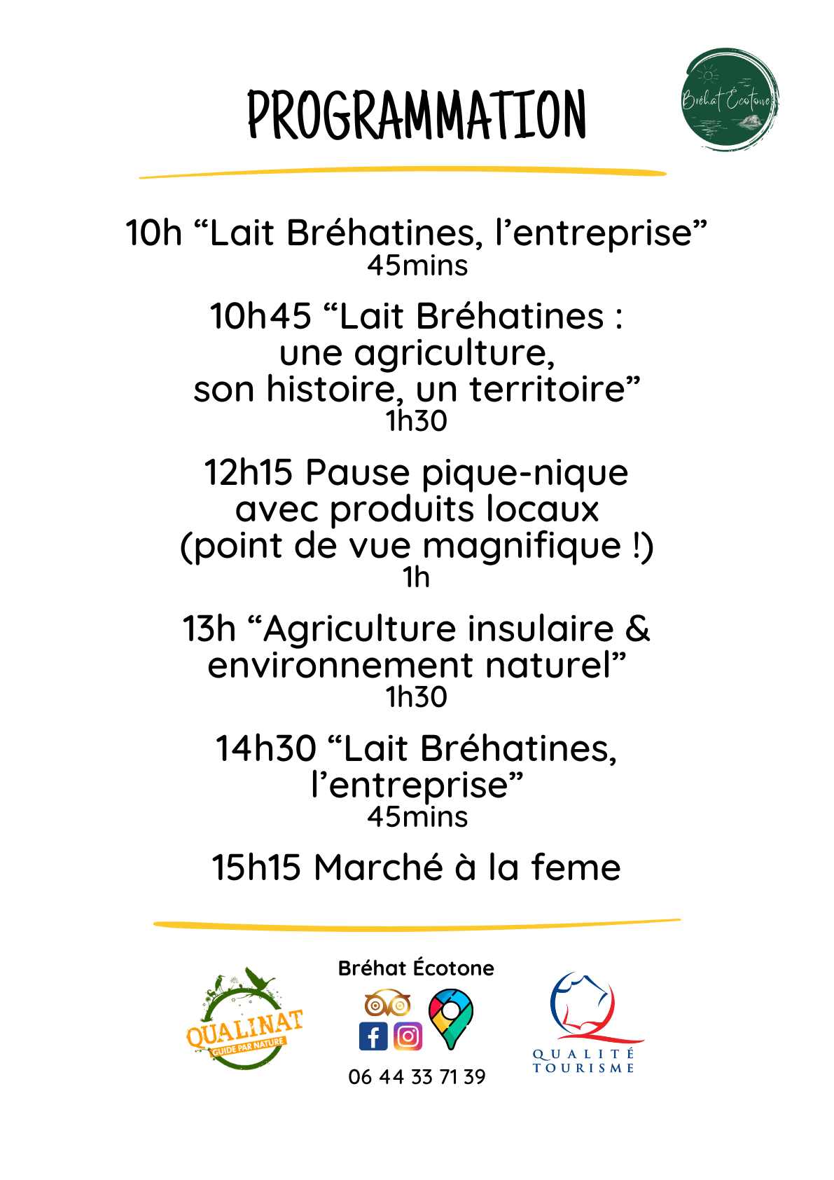 Photo de À la rencontre d'une agriculture - Lait Bréhatines, l'entreprise