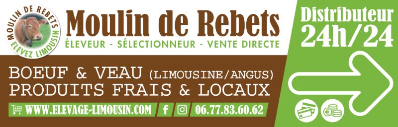 Distributeur automatique frais 24/24 : Viande de boeuf/Veau/Produits locaux